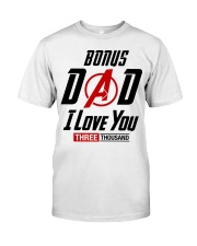Bonus Dad I Love You Three Thousand Premium Fit Mens Tee tile