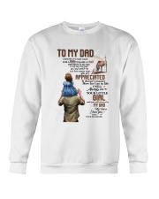 I Know It's Not Easy For A Man Daughter To Dad Crewneck Sweatshirt tile