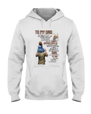 I Know It's Not Easy For A Man Daughter To Dad Hooded Sweatshirt tile