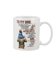 I Know It's Not Easy For A Man Daughter To Dad Mug tile