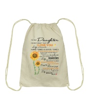 To My Daughter Never Forget That I Love You Drawstring Bag tile