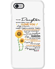To My Daughter Never Forget That I Love You Phone Case tile