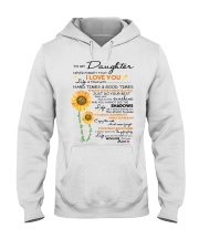 To My Daughter Never Forget That I Love You Hooded Sweatshirt tile