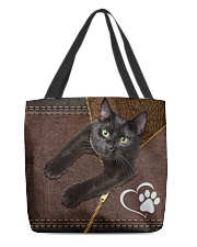 Cat Heart All-over Tote front