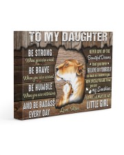 Be Strong When U Are Weak Mom To Daughter 14x11 Gallery Wrapped Canvas Prints front