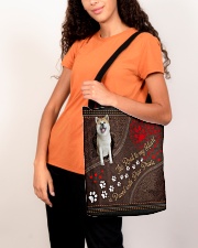 Akita-dog-the-road-to-my-heart All-over Tote aos-all-over-tote-lifestyle-front-07