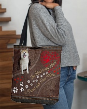 Akita-dog-the-road-to-my-heart All-over Tote aos-all-over-tote-lifestyle-front-09
