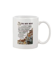 Mom To Son Tiger I Closed My Eyes For But A Moment Mug tile