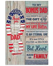 Bonus Dad Thanks For Stepping Up American Flag 11x17 Poster front