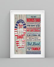 Bonus Dad Thanks For Stepping Up American Flag 11x17 Poster lifestyle-poster-5
