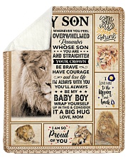 Lion - Im So Proud Of You - Mom-To-Son Sherpa Fleece Blanket tile