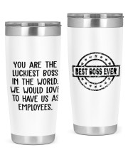 You are the luckiest boss in the world Custom 20oz Tumbler tile