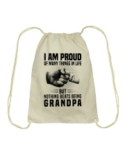 Nothing Beats Being Grandpa - For Grandpa Drawstring Bag tile