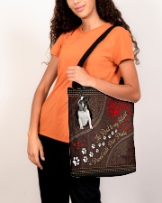 Boston-Terrier-dog-the-road-to-my-heart All-over Tote aos-all-over-tote-lifestyle-front-07