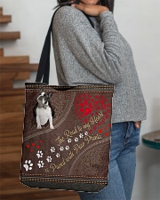 Boston-Terrier-dog-the-road-to-my-heart All-over Tote aos-all-over-tote-lifestyle-front-09