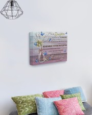 Pink Never Forget That I Love U Mom To Daughter 14x11 Gallery Wrapped Canvas Prints aos-canvas-pgw-14x11-lifestyle-front-02