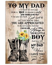 Dad You'll Always Be My Dad My Hero I Love You 11x17 Poster front