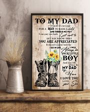 Dad You'll Always Be My Dad My Hero I Love You 11x17 Poster lifestyle-poster-3