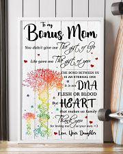 To My Bonus Mom Thank You For Loving Me 11x17 Poster lifestyle-poster-4