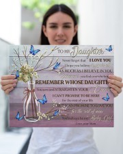 Pink Never Forget That I Love U Mom To Daughter 14x11 Gallery Wrapped Canvas Prints aos-canvas-pgw-14x11-lifestyle-front-25