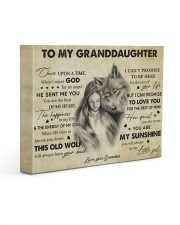 You Are My Sunshine Grandma To Granddaughter 14x11 Gallery Wrapped Canvas Prints front