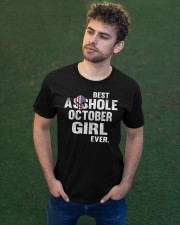 Best asshole October girl Classic T-Shirt apparel-classic-tshirt-lifestyle-front-43