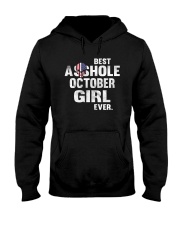 Best asshole October girl Hooded Sweatshirt tile