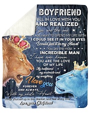 I Fell In Love WIth U Girlfriend To Boyfriend Sherpa Fleece Blanket tile