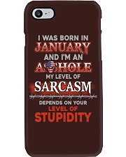 birthday sarcasm January Phone Case tile