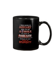 birthday sarcasm January Mug tile