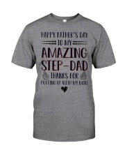 Happy Fathers Day To Amazing StepDad Classic T-Shirt tile