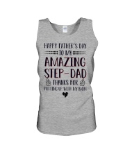 Happy Fathers Day To Amazing StepDad Unisex Tank tile