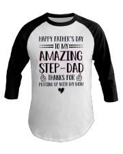Happy Fathers Day To Amazing StepDad Baseball Tee tile
