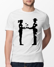 Father raising daughter Classic T-Shirt lifestyle-mens-crewneck-front-13