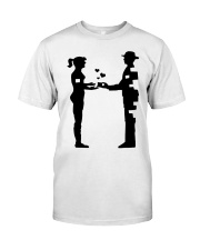 Father raising daughter Premium Fit Mens Tee tile