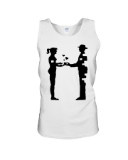 Father raising daughter Unisex Tank tile