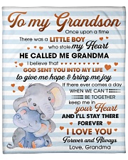 To My Grandson I'll Stay There Forever I Love You Fleece Blanket - 50" x 60" front