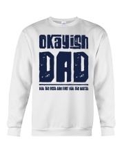 Okayish Dad Not The Best Dad - For Dad Crewneck Sweatshirt tile
