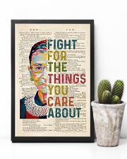 RBG Fight For The Things You Care About 11x17 Poster lifestyle-poster-8