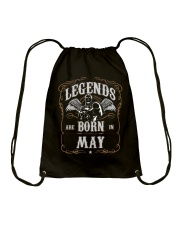 Legend are born in may Drawstring Bag tile