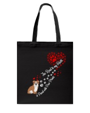 Bull Dog Road To My Heart Tote Bag tile