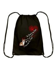 Bull Dog Road To My Heart Drawstring Bag tile