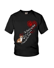 Bull Dog Road To My Heart Youth T-Shirt tile