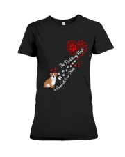 Bull Dog Road To My Heart Premium Fit Ladies Tee tile