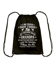 Proud Many Things But Nothing Beats Being AGrandpa Drawstring Bag tile