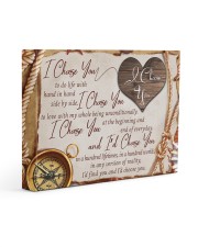 I Choose u To Do Life With Hand In Hand 14x11 Gallery Wrapped Canvas Prints front