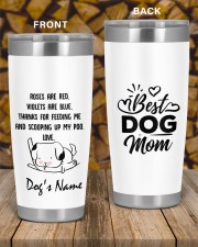 Best Dog Mom thanks for feeding me and scooping up 20oz Tumbler aos-20oz-tumbler-lifestyle-front-58