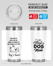 Best Dog Mom thanks for feeding me and scooping up 20oz Tumbler aos-20oz-tumbler-lifestyle-front-60
