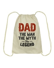 Dad The Man The Myth The Legend - For Dad Drawstring Bag tile
