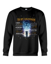 Grandson Lion Promise To love You For The Rest Crewneck Sweatshirt tile